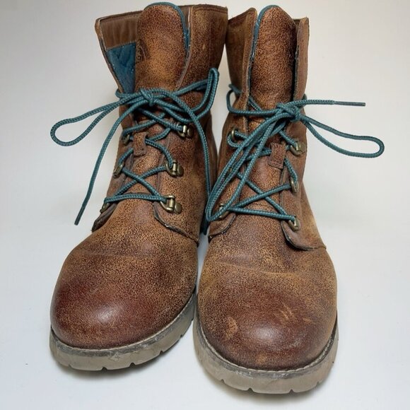 The North Face Womens 8 Leather Ballard Lace Up Boots - Picture 2 of 14